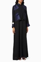 Abaya with Sheila & Belt in Crepe - thumbnail