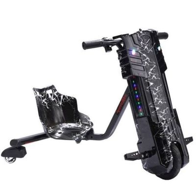 Megastar 3-Wheel High Speed 36V Electric Scooter Speed Hustler 360 Degree Drifting Trike - Black Thunder (UAE Delivery Only)