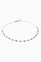 Salasil Necklace with Diamond & Tsavorite in 18kt Yellow Gold Salasil Necklace with Diamond & Tsavorite in 18kt Yellow Gold