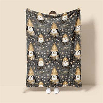 Christmas Penguin Cartoon Super Soft Blanket,Lightweight Novelty Flannel Throw Blankets Warm All Seasons Room Decoration Gifts Home Decor Lightinthebox Christmas Penguin Cartoon Super Soft Blanket,Lightweight Novelty Flannel Throw Blankets Warm All Seasons Room Decoration Gifts Home Decor Lightinthebox