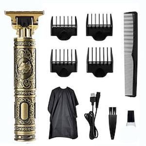 Professional Hair Clippers for Men Electric Cordless T Blade Trimmers for BarbersLess Noise Design Liners Clipper for Beard Hair Cutting Aair With a Wrap Comb Lightinthebox