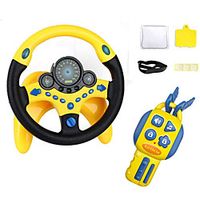 Steering wheel toy - Simulated Driving Controller with car Keys,Children's Copilot Educational Toy with Lights Music Driver - Old Best Gift for Kids 2 Years  miniinthebox - thumbnail