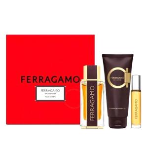 Salvatore Ferragamo Ferragamo Spicy Leather (M) Set Parfum 100Ml + Parfum 10Ml + Bl 100Ml