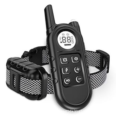 Dog Shock Collar Lightest Dog Training Collar with Remote for Small Dogs 5-15lbs  Medium Large DogsPuppies Waterproof Rechargeable 1300ft Range Lightinthebox