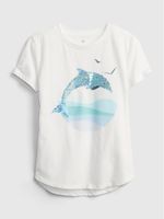 Kids Flippy Sequin Graphic T-Shirt - thumbnail