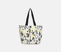 Printed Totes Shopper Bag 35 H x 47 L x 18.5 W cm White Combo Printed Totes Shopper Bag 35 H x 47 L x 18.5 W cm White Combo