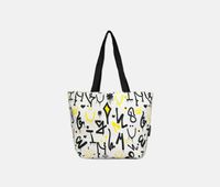 Printed Totes Shopper Bag 35 H x 47 L x 18.5 W cm  White Combo - thumbnail