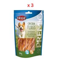 Trixie Premio Chicken Flags Dog Treats 100G Pack Of 3 Trixie Premio Chicken Flags Dog Treats 100G Pack Of 3