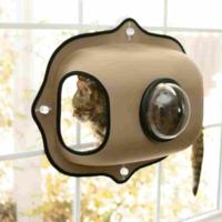 K&H EZ Mount Window Bubble Pod Tan