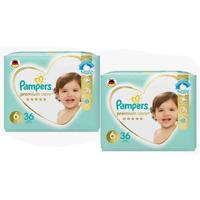 Pampers Premium Care Diapers Size 6, 2x36