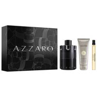 Azzaro The Most Wanted (M) Set Parfum 100Ml + Parfum 10Ml + Hair & Body Shampoo 75Ml