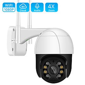 1080P PTZ Wifi IP Camera 4X Digital Zoom AI Human Detect Wireless Camera Outdoor H.265 P2P ONVIF Audio 3MP Security CCTV Camera miniinthebox