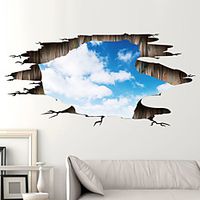 3D Landscape Wall Stickers Living Room Kids Room Kindergarten Removable Pre-pasted PVC Home Decoration Wall Decal 9060cm miniinthebox 3D Landscape Wall Stickers Living Room Kids Room Kindergarten Removable Pre-pasted PVC Home Decoration Wall Decal 9060cm miniinthebox