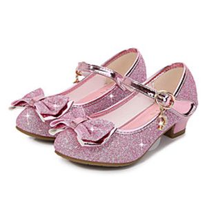girls princess shoes little girls crystal leather shoes 2021 spring and autumn new children's single shoes high-heeled shoes baby children's shoes miniinthebox