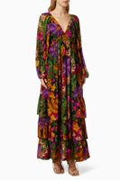 Star Fruit Maxi Dress in Viscose - thumbnail