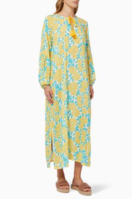 Mexico Midi Dress in Viscose Mexico Midi Dress in Viscose