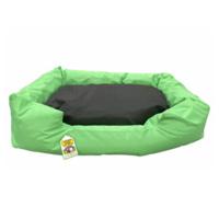 Nutrapet L-86Cm W-65Cm H-19Cm Lounger Bed Green & Black L