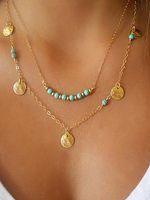 Casual Fashion Layered Pendant Necklace - thumbnail