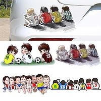 Car Stickers Football Cartoon Cute Kaka Beckham Raul Henry Rooney Reflective For Windshield Bumper Trunk Motorcycle Laptop D30 miniinthebox - thumbnail