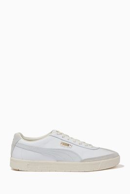 Oslo-City Luxe Sneakers in Leather & Suede