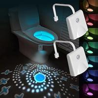 Toilet Night Light Rechargeable Motion Sensor Activated Color Changing LED Light for Bathroom Cool Fun Bathroom Decor Accessory Lightinthebox