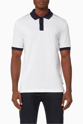 Parlay 128 Polo Shirt in Piqué Cotton Parlay 128 Polo Shirt in Piqué Cotton