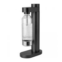 Stelton Brus Carbonator With Bottle - Metallic Black