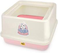 Catidea Top Entry Cat Litter Box-Pink