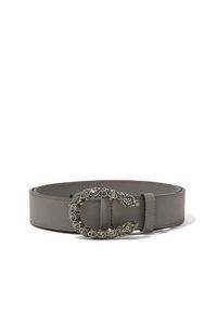 Leather Belt With Crystal Dionysus Buckle