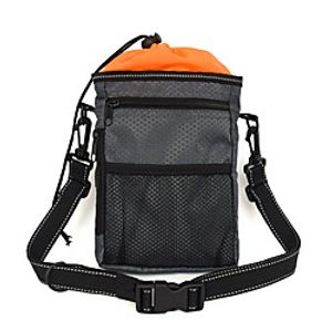 Dog Cat Pets Carrier Bag Travel Backpack Treat Pouch Bag Dog Treat Training Pouch Adjustable Portable Trainer Solid Colored Classic Terylene puppy Small Dog Medium Dog Training Outdoor Hiking Gray miniinthebox