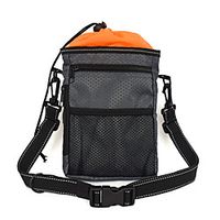 Dog Cat Pets Carrier Bag Travel Backpack Treat Pouch Bag Dog Treat Training Pouch Adjustable Portable Trainer Solid Colored Classic Terylene puppy Small Dog Medium Dog Training Outdoor Hiking Gray miniinthebox - thumbnail