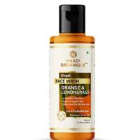 Khadi Organique Orange & Lemongrass Face Wash (SLS & paraben Free) 210ml