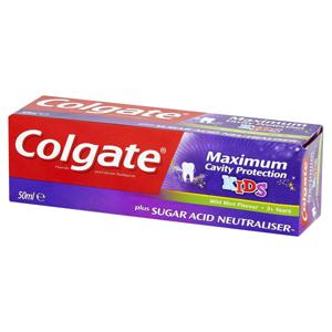 Colgate Toothpaste Max Cavity Kids 3+yrs 50ml