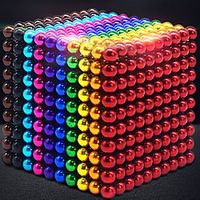 216-1000 pcs 3mm Magnet Toy Magnetic Balls Building Blocks Super Strong Rare-Earth Magnets Neodymium Magnet Neodymium Magnet Contemporary Classic  Timeless Chic  Modern Stress and Anxiety Relief Lightinthebox - thumbnail