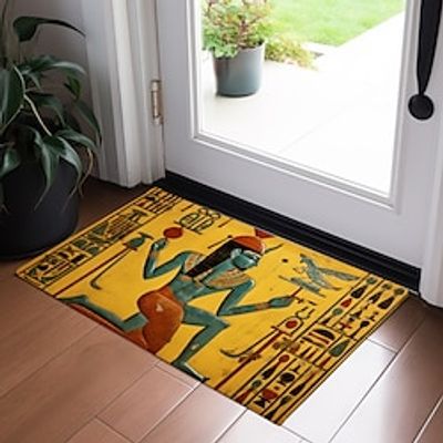 Egyptian Art Mythology Doormat Non-Slip Oil Proof Rug Indoor Outdoor Mat Bedroom Decor Bathroom Mat Entrance Rug Door Mat Lightinthebox Egyptian Art Mythology Doormat Non-Slip Oil Proof Rug Indoor Outdoor Mat Bedroom Decor Bathroom Mat Entrance Rug Door Mat Lightinthebox