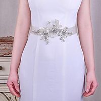 Gemstone Crystal Wedding Party Evening Sash With Imitation Pearl Splicing Crystals Rhinestones Women's Sashes Lightinthebox Gemstone Crystal Wedding Party Evening Sash With Imitation Pearl Splicing Crystals Rhinestones Women's Sashes Lightinthebox