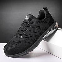 Work Safety Shoes Steel Toe Cap Mesh Breathable Non-slipping Wear Proof Men Black Spring Lightinthebox - thumbnail