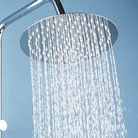 Water-Saving Round Shower Head in Painted Finishes, Contemporary Luxury Rain Shower Lightinthebox - thumbnail