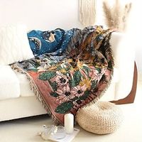 Bohemian Knitted Printed Tassel Blanket Leisure Picnic Hanging Tapestry Multifunctional Sofa Blanket Suitable For Outdoor Camping Picnic Lightinthebox