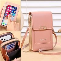 Women's Handbag Touch Screen Cell Phone Purse Shoulder Bag Female Small Wallet Soft Leather Crossbody Bags of Women Lightinthebox - thumbnail