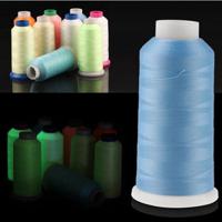 1000 Yards Spool Luminous Glow In The Dark Machine Hand Embroidery Sewing Thread - thumbnail