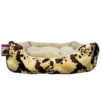 Coco Kindi Washable Sofa Fur Bed -Size#4 Cow Print