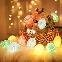 Easter New Egg Light String LED Cracked Egg Light Broken Shell Egg Light String Festival Decorative Egg Light Lightinthebox