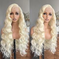 613 Lace Front Wig Human Hair 13x4 Transparent 613 HD Blonde Body Wave Lace Front Wigs Human Hair Pre Plucked with Baby Hair 180% Density Brazilian Wigs for Women Lightinthebox