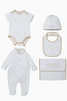 Beige Five-Pack Baby Gift Set - thumbnail