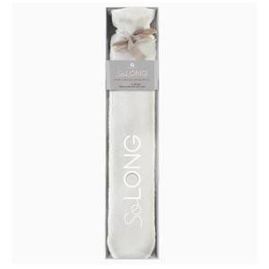 Aroma Home White Faux Fur - Long Hot Water Bottle 2L
