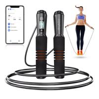 RENPHO Smart Jump Rope | Fitness Speed Skipping Rope with APP Data Analysis | R-Q001-BK