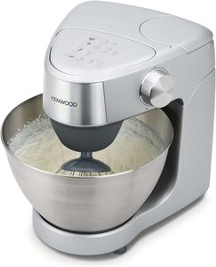 Kenwood Stand Mixer Kitchen Machine Prospero + 1000W with 4.3L Stainless Steel Bowl, K-Beater, Whisk, Dough Hook KHC29.A0SI, Silver