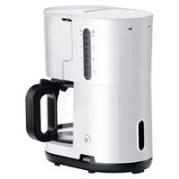 Braun Breakfast 1 Filter Coffee Maker for up to 10 Cups 1000W White - KF1100WHTBC