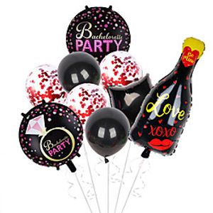 Large Champagne Whiskey Bottle Wine Glass Balloon Set Birthday Party Bachelor Party Decoration Balloons Lightinthebox